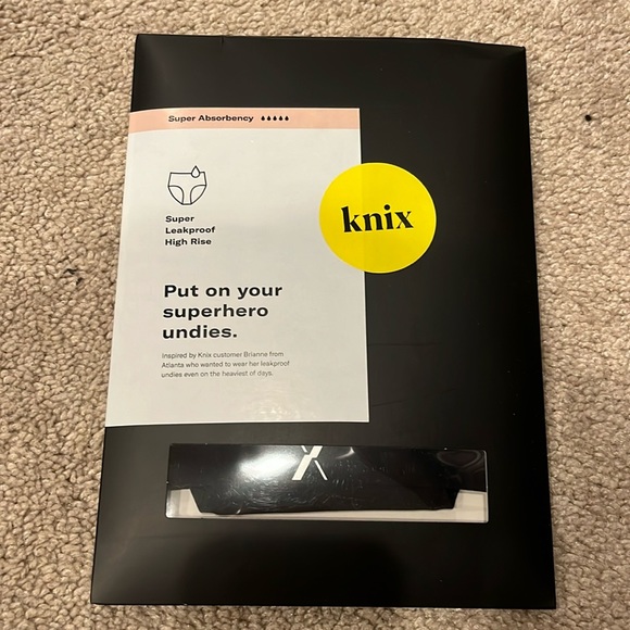 NIB Knix super leakproof high rise in black size S - Picture 1 of 3